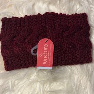 Juncture Women's Knit Headband - Deep Red